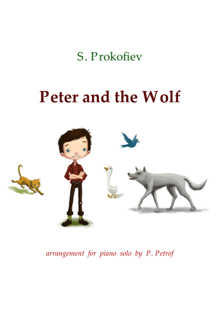 Prokofiev - Peter and the Wolf - piano solo image number null
