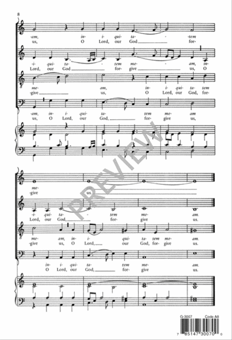 Miserere Mei 4-Part scores gallery preview page 9