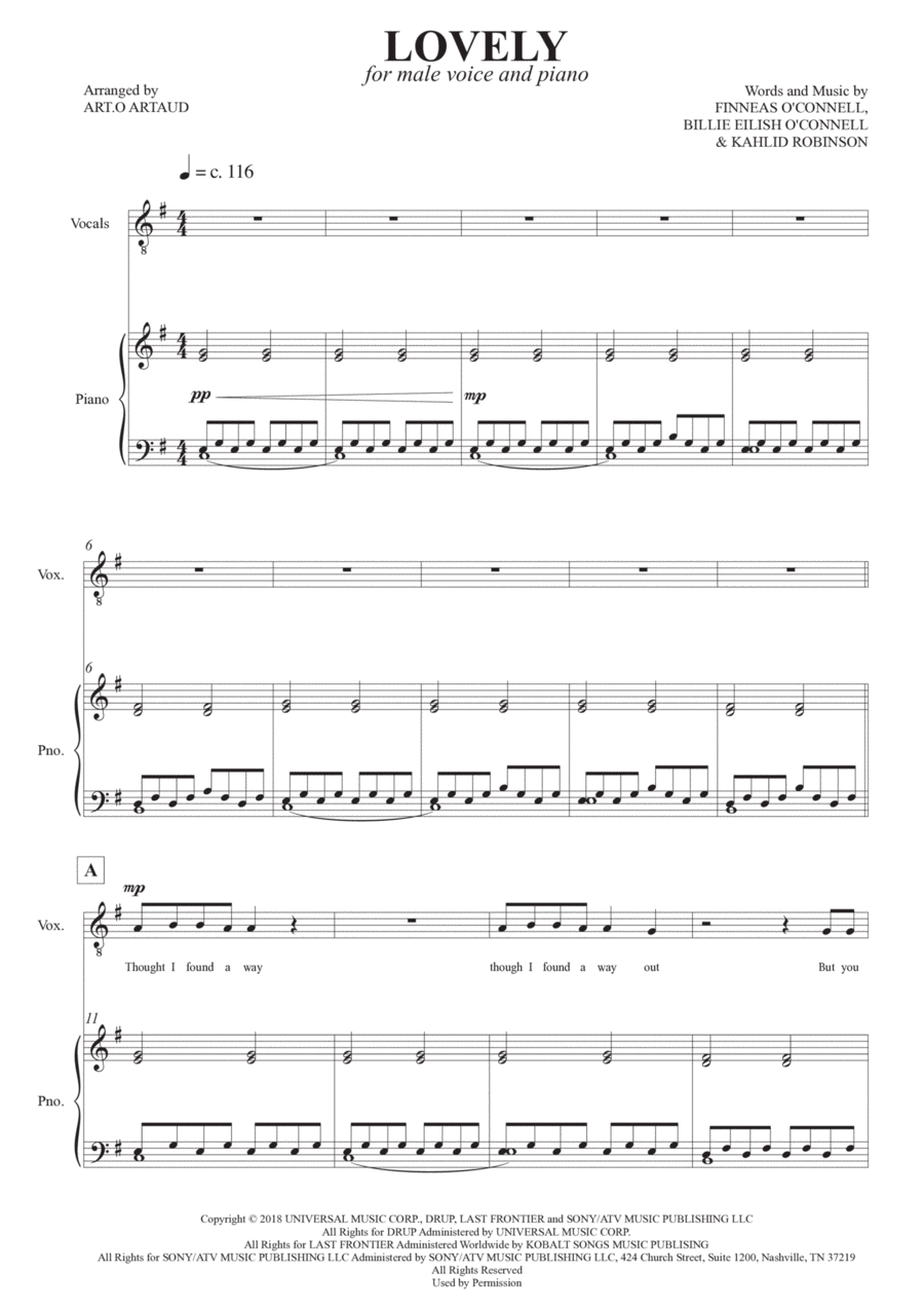 Lovely Lovely Voice scores gallery preview page 1