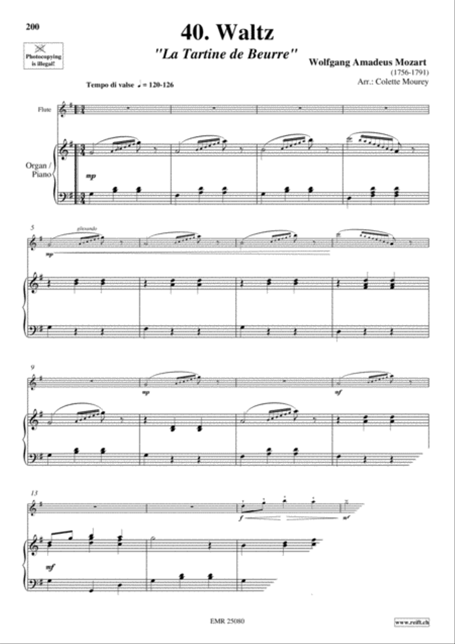 40 Greatest Classic Hits Vol. 4 Flute Solo scores gallery preview page 12