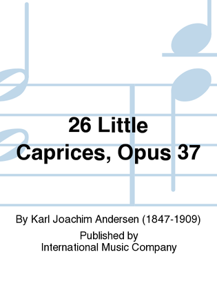 Book cover for 26 Little Caprices, Opus 37