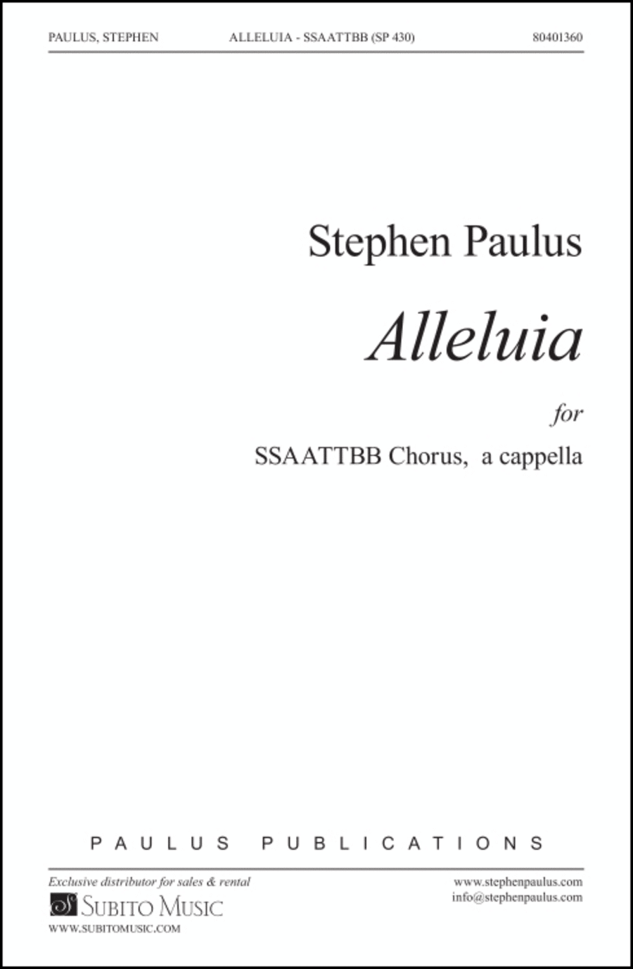 Book cover for Alleluia