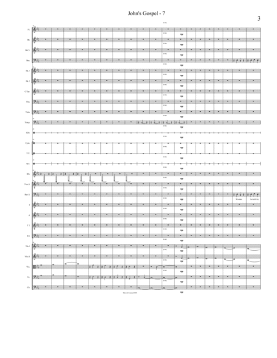 John's Gospel - 7C - The Resurrection Choir scores gallery preview page 3