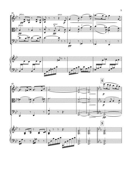 Sicilienne from Pelleas et Melisande for Piano Quartet image number null