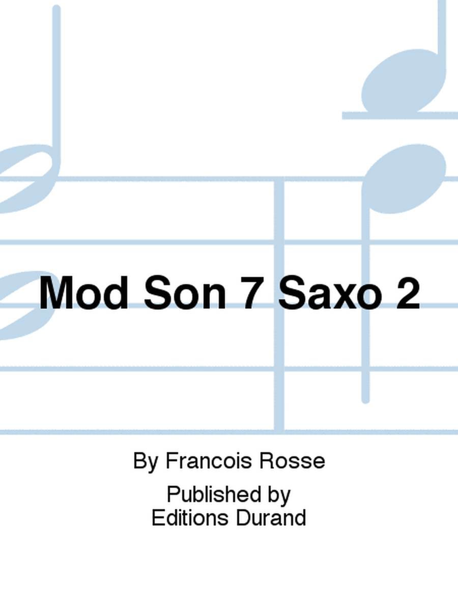 Mod Son 7 Saxo 2