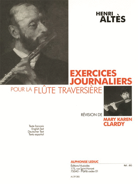 Exercices Journaliers Pour La Flute Traversiere ? Revision De Mary Karen Clardy.