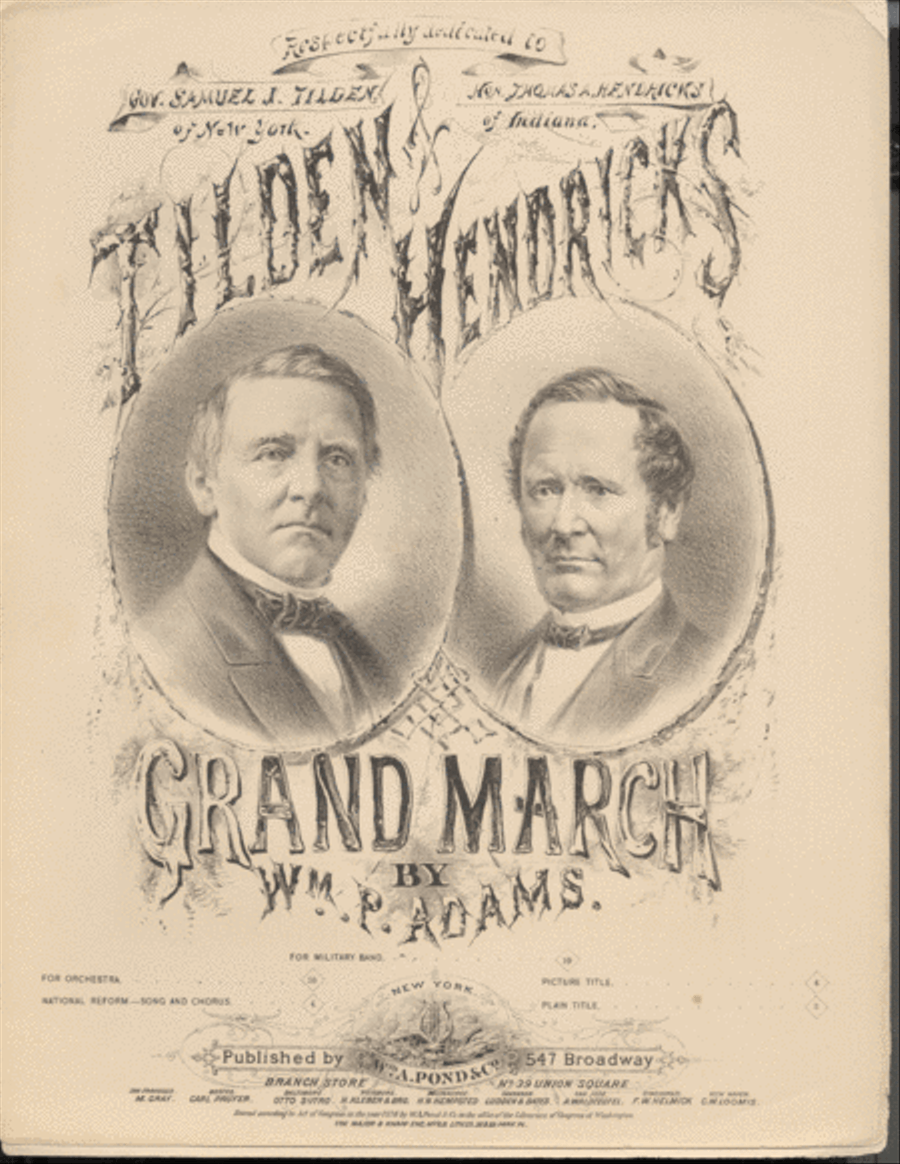 Tilden & Hendricks Grand March Piano Solo scores gallery preview page 1
