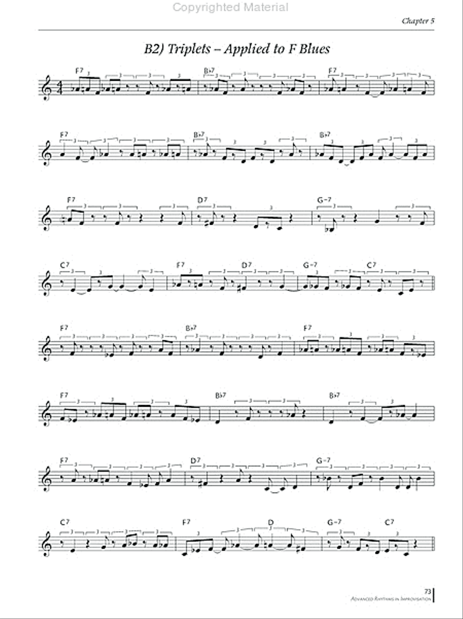 Advanced Rhythms in Improvisation Collection / Songbook scores gallery preview page 9