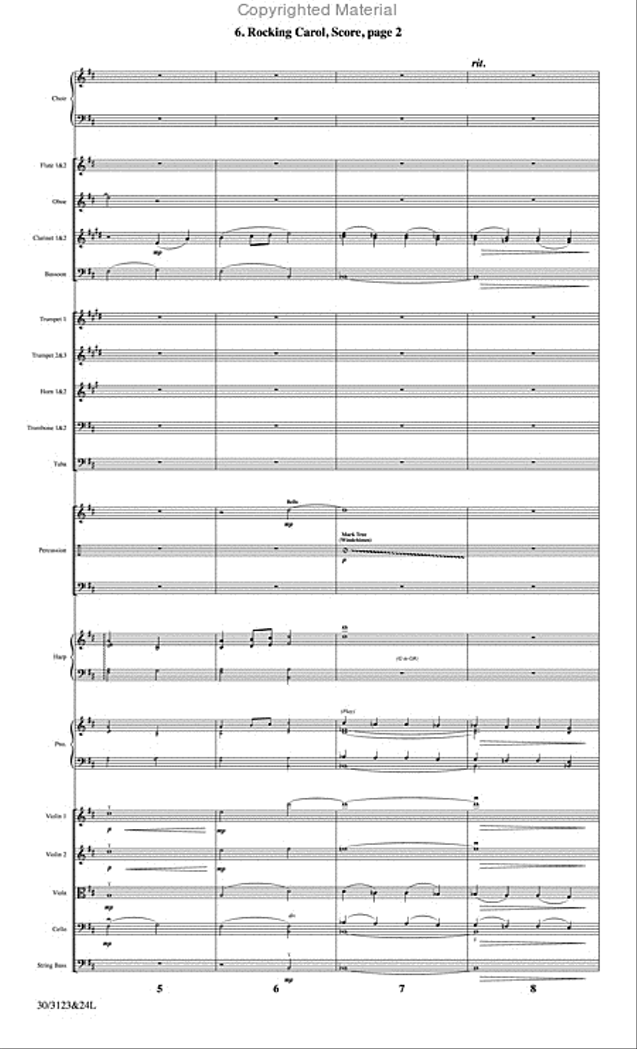 The Christmas Story - Set of Parts Choir scores gallery preview page 48