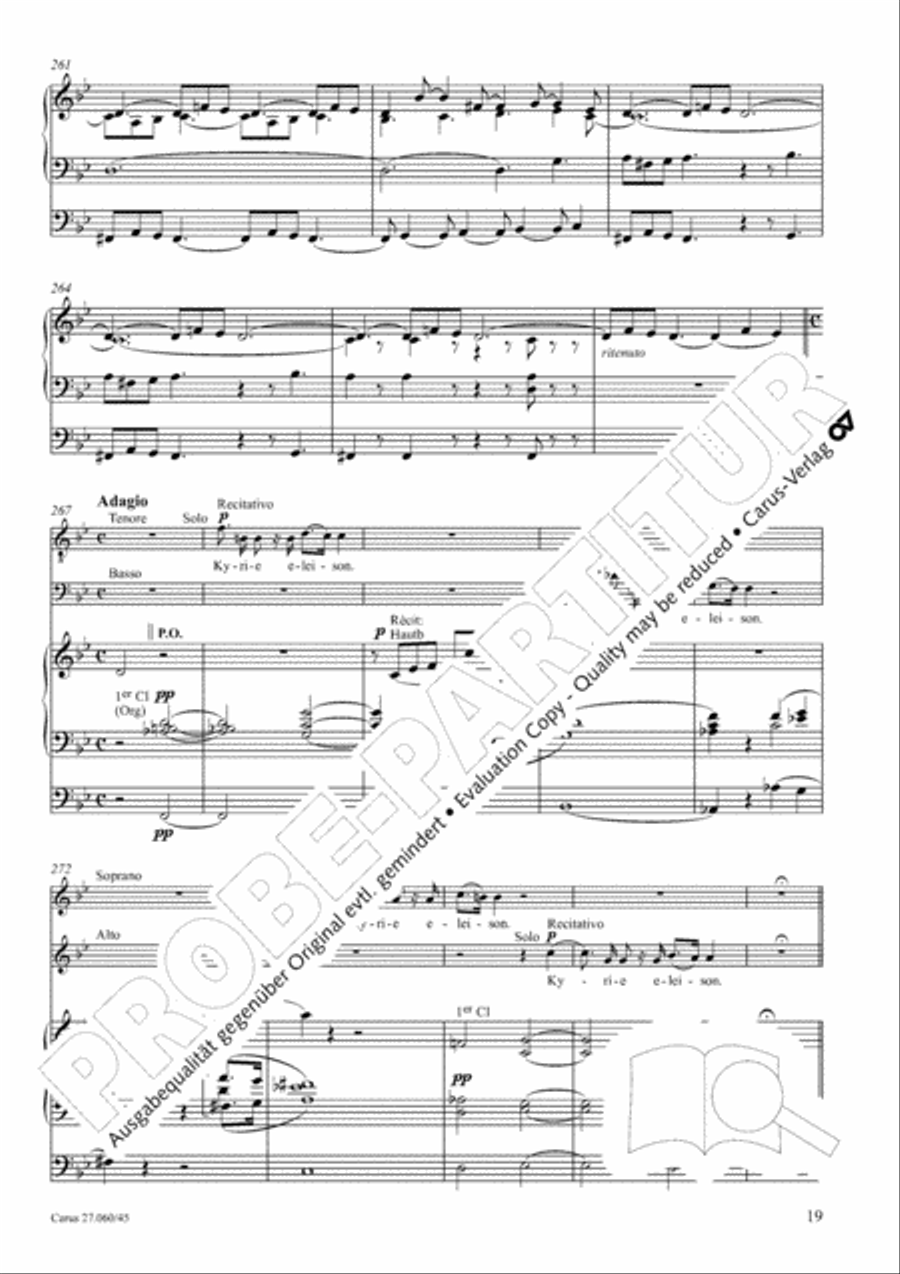 Messe a quatre voix 4-Part scores gallery preview page 20