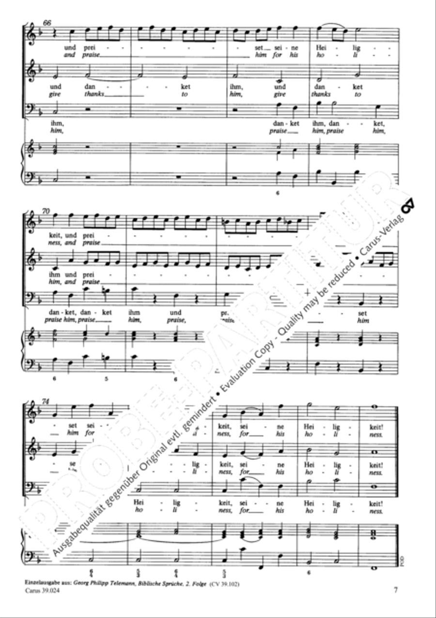 All ye righteous, sing ye to the Lord SA scores gallery preview page 8