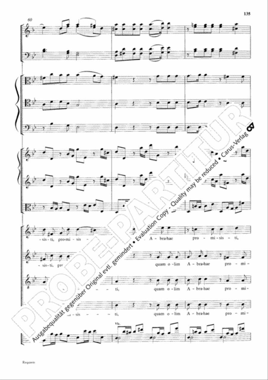 Requiem 4-Part scores gallery preview page 142