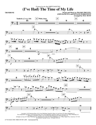 (I've Had) The Time Of My Life (arr. Mac Huff) - Trombone