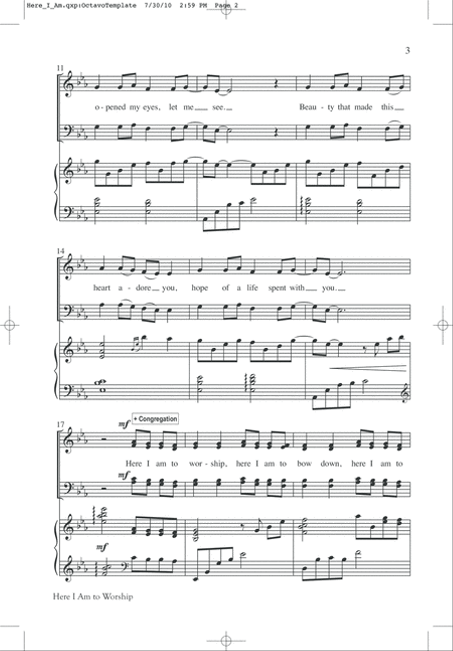 We Remember Calvary (SATB) 4-Part scores gallery preview page 5