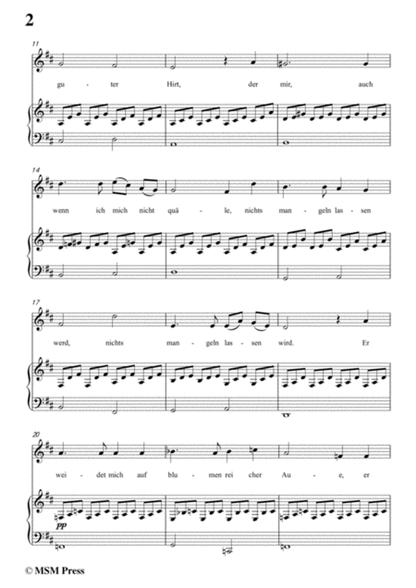 Schubert-Der Gute Hirte,in D Major,for Voice&Piano image number null