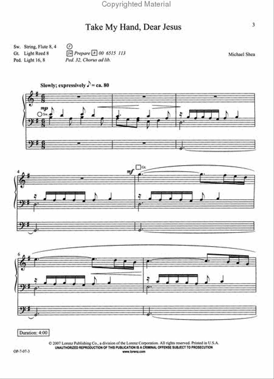 The Organist's Library, Vol. 43 Organ Solo scores gallery preview page 2