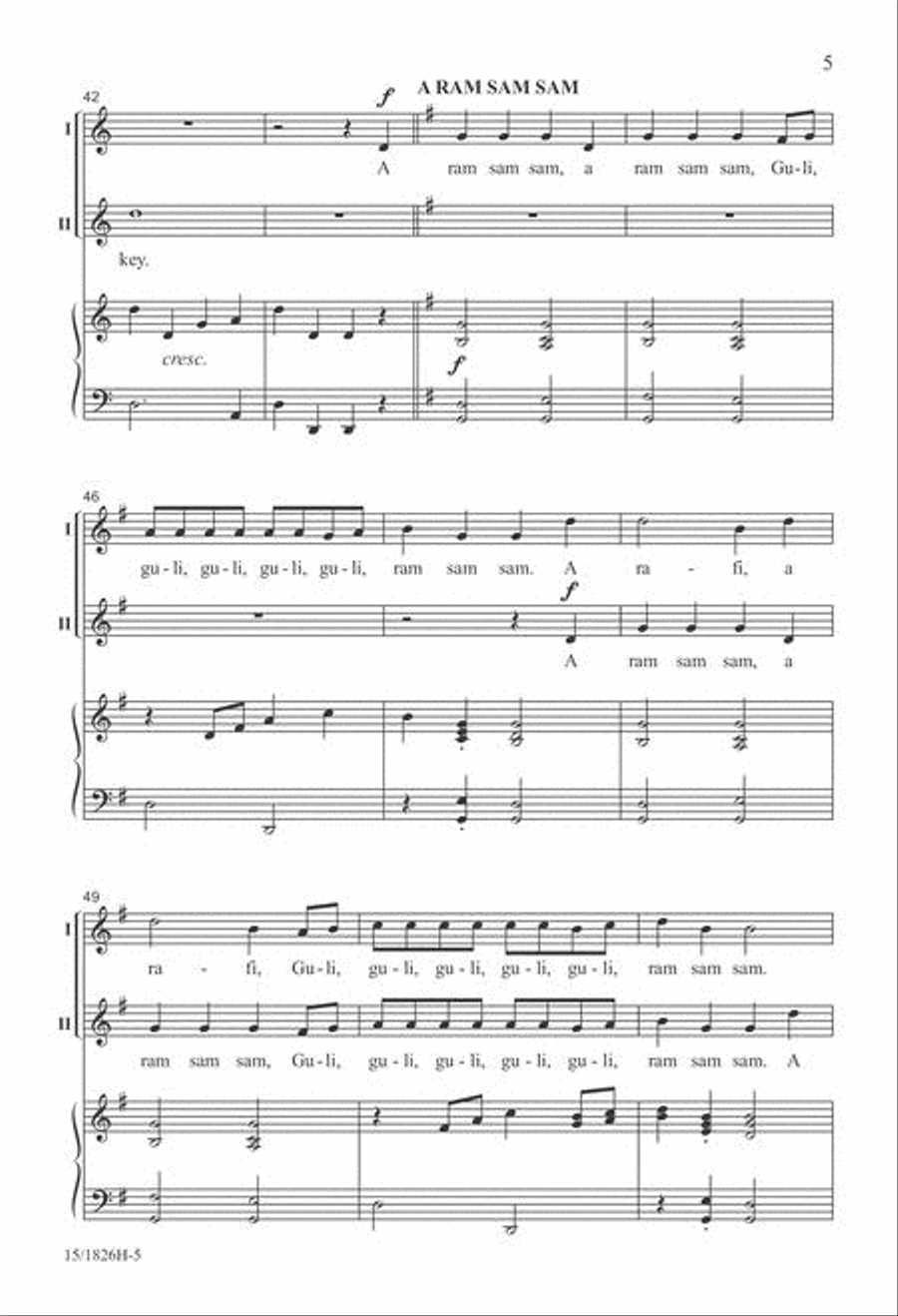 Rounds Around the World Rounds Around the World 2-Part scores gallery preview page 5