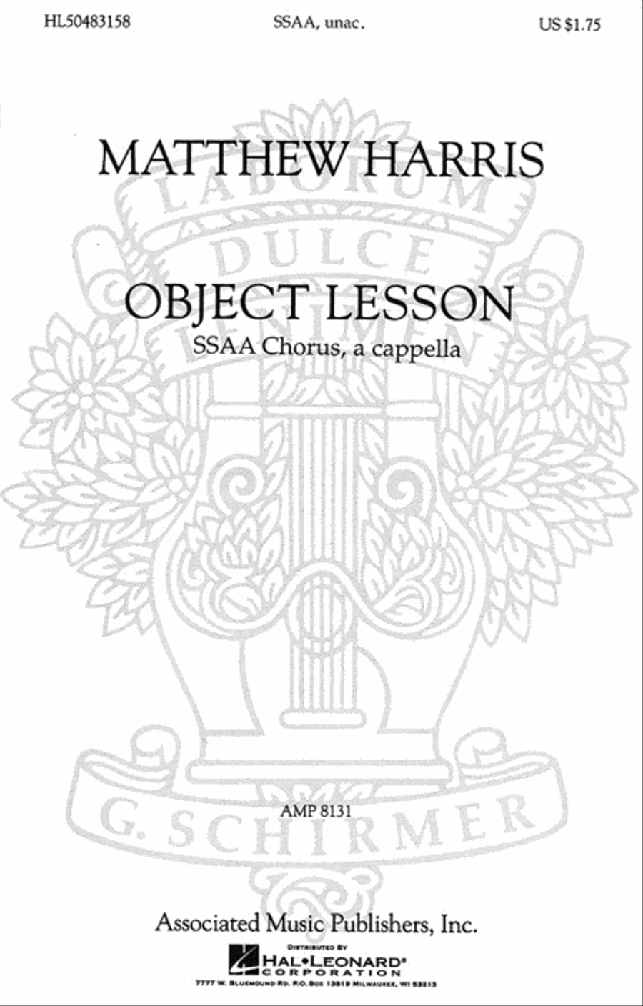 Object Lesson SSAA scores gallery preview page 1