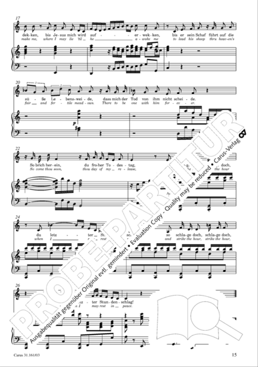 Komm, du susse Todesstunde 4-Part scores gallery preview page 16