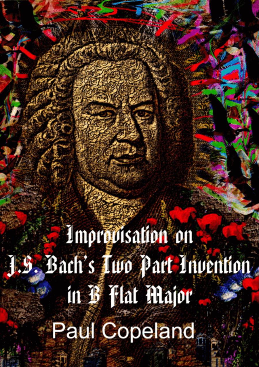 Improvisation on J.S. Bach's Two Part Invention in B flat. Piano Solo scores gallery preview page 1