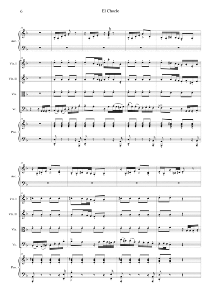 El Choclo Orchestra scores gallery preview page 6