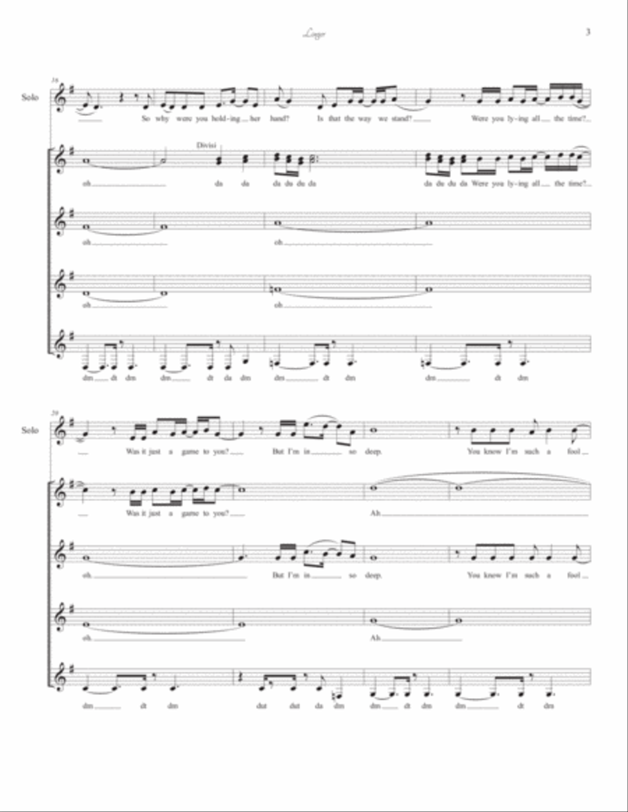 Linger SSAA scores gallery preview page 3