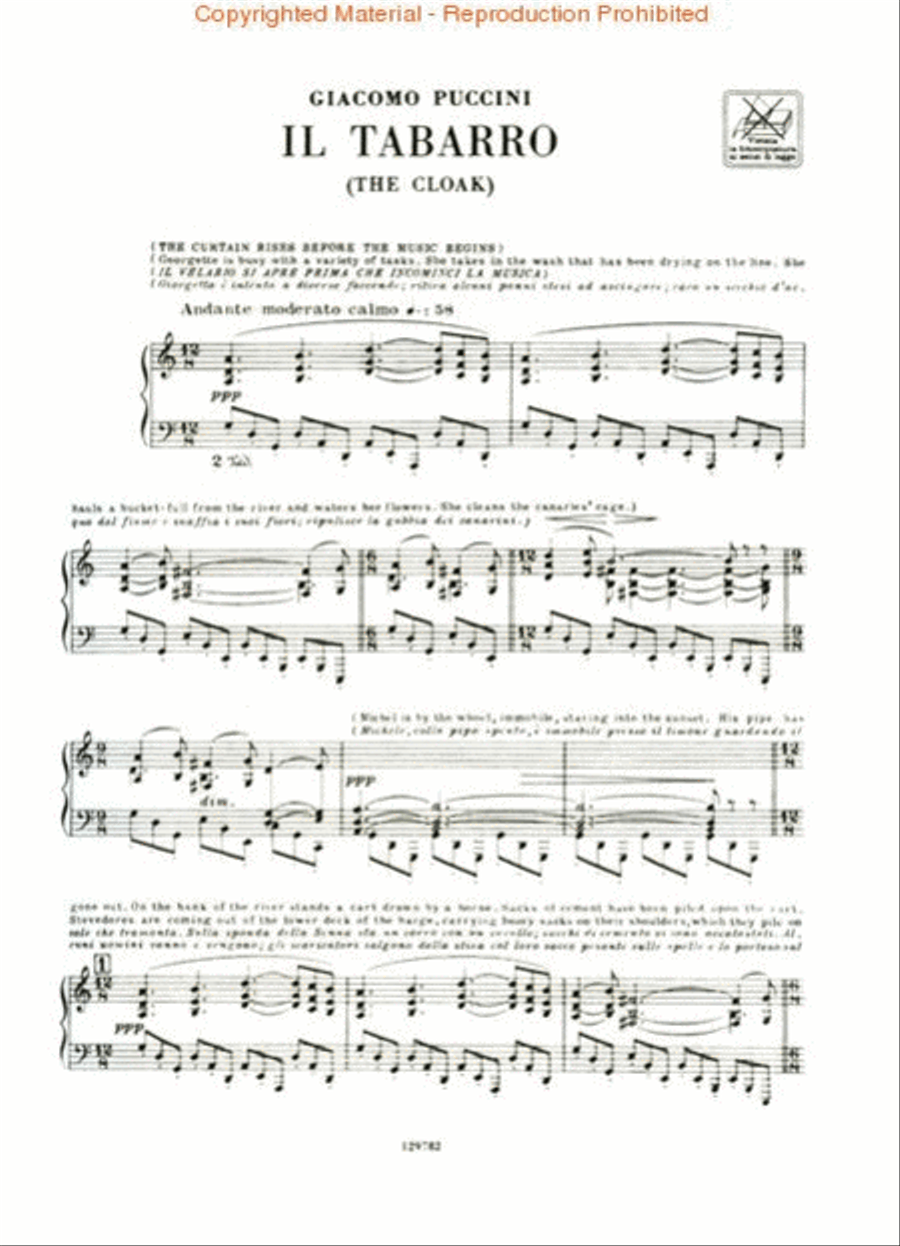 Puccini – Il Trittico Puccini – Il Trittico Voice scores gallery preview page 2