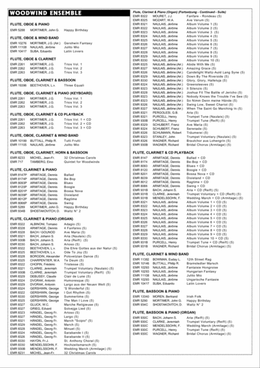 Play With Your Band Volume 1 Woodwind Ensemble scores gallery preview page 9