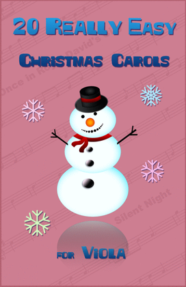 Book cover for 20 Really Easy Christmas Carols for Viola