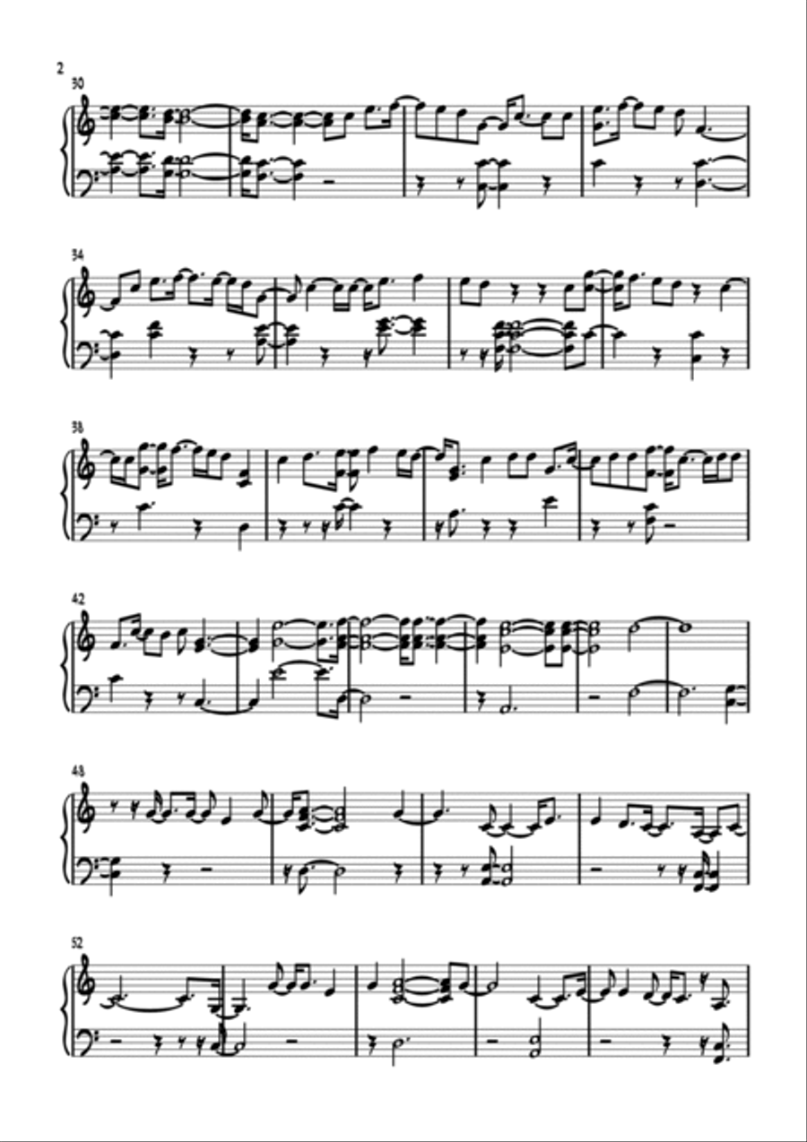 Run To The Father Piano Solo scores gallery preview page 2