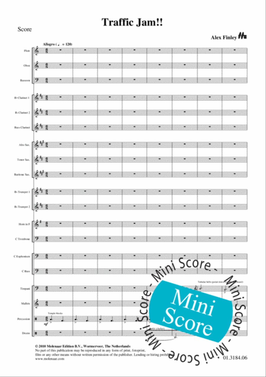 Traffic Jam!! Concert Band scores gallery preview page 5
