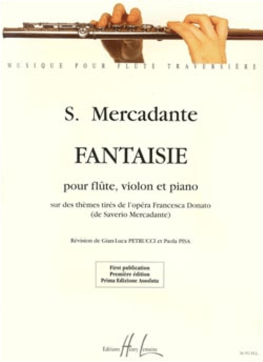 Fantaisie Sur Des Themes De L'Opera Francesca Donato Flute scores gallery preview page 1