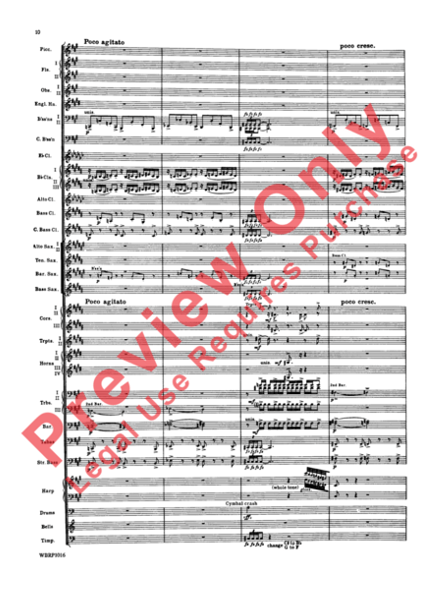 Rhapsody in Blue Rhapsody in Blue Concert Band scores gallery preview page 13