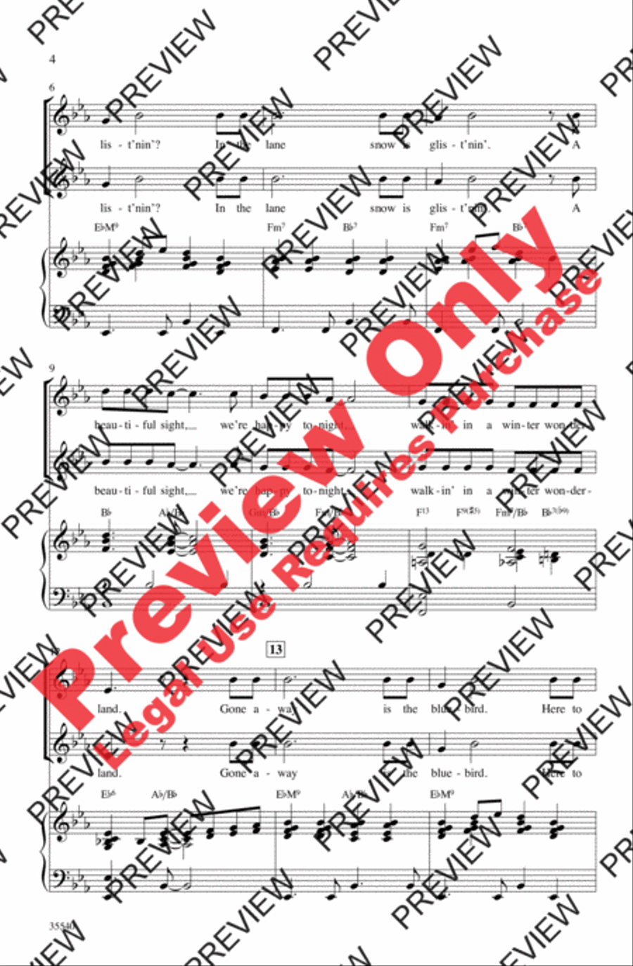 A Swingin' Christmas Women's Choir scores gallery preview page 4
