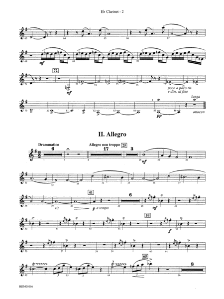Fanfare and Allegro: E-flat Soprano Clarinet