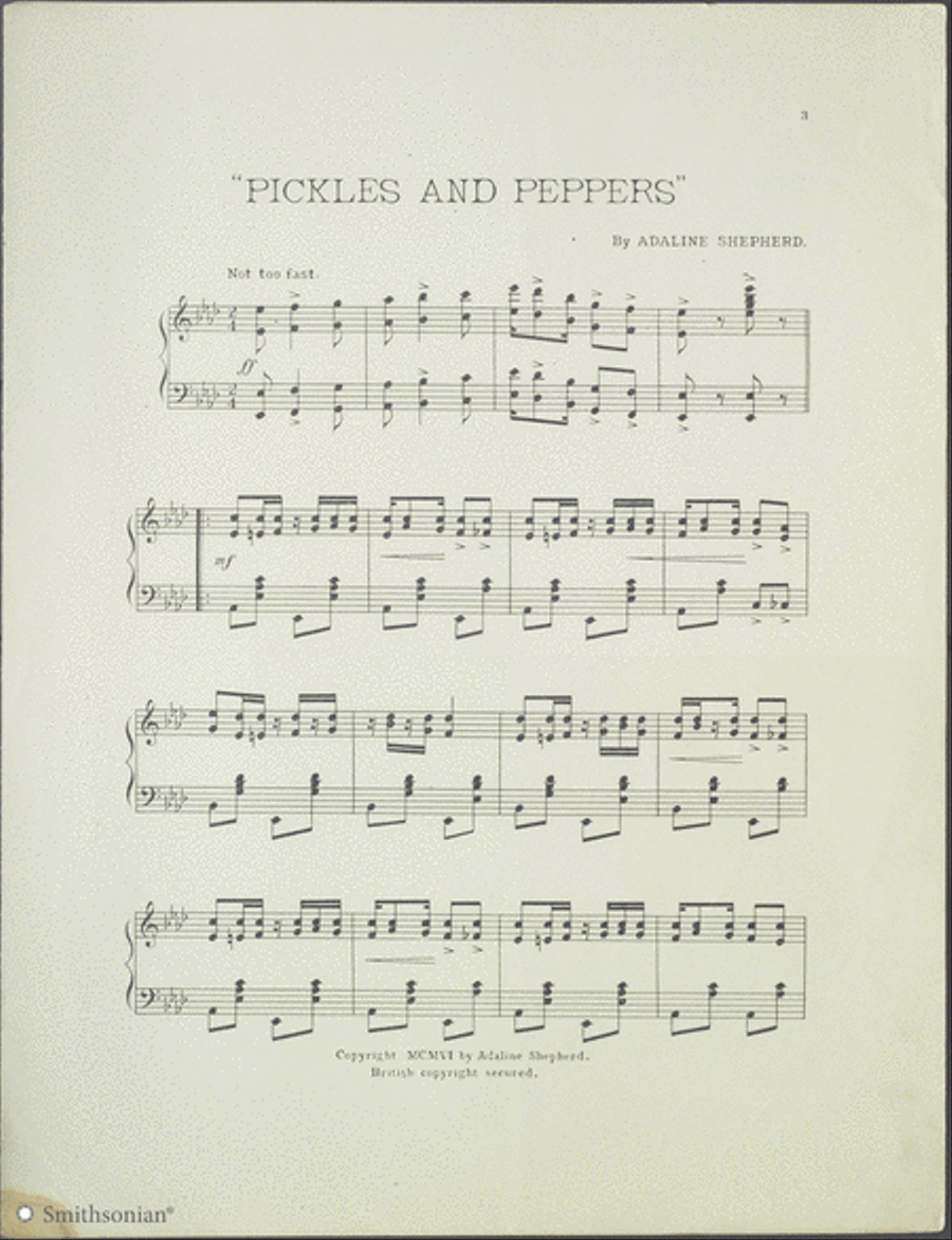 Pickles and Peppers Pickles and Peppers Piano Solo scores gallery preview page 3