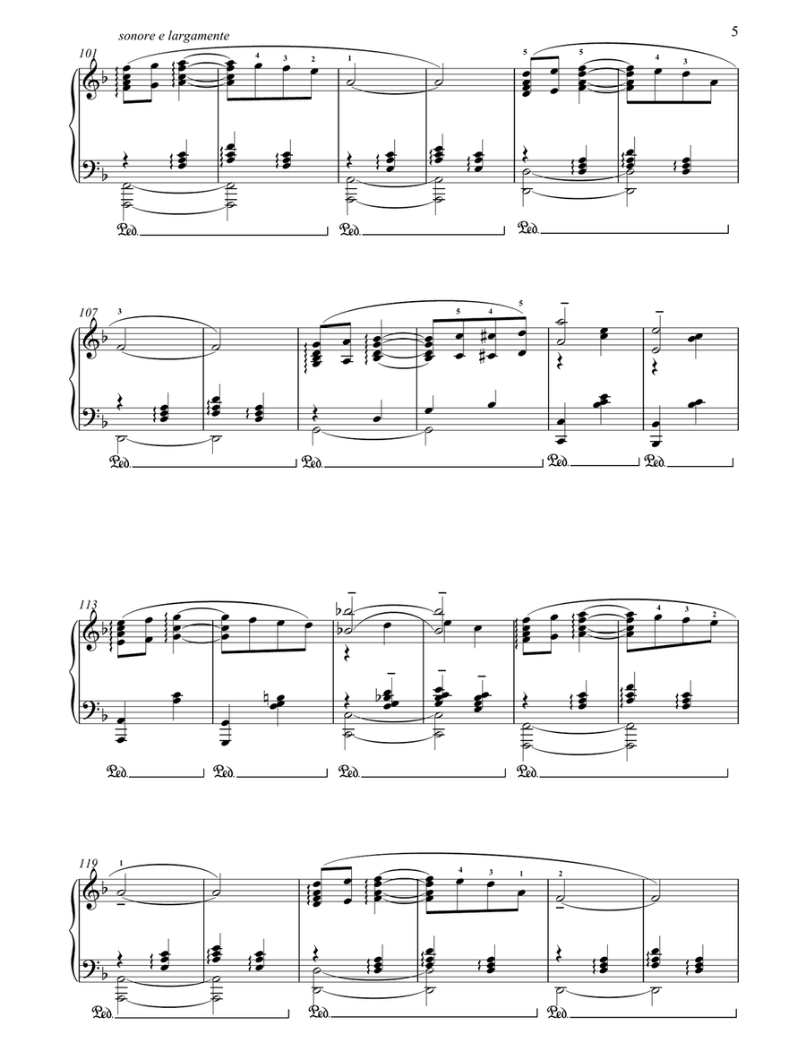 In A Persian Market Piano Solo scores gallery preview page 5
