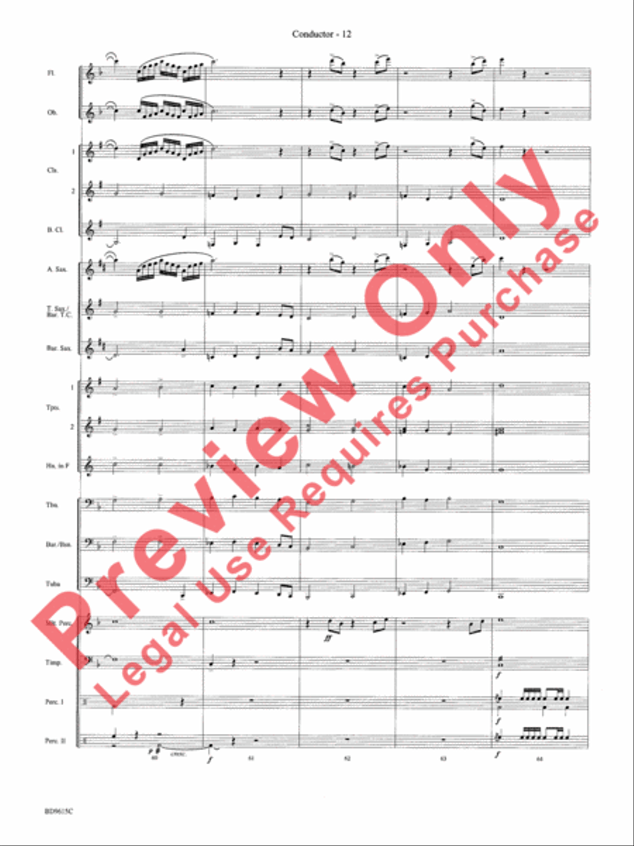 Angels We Have Heard on High Concert Band scores gallery preview page 15