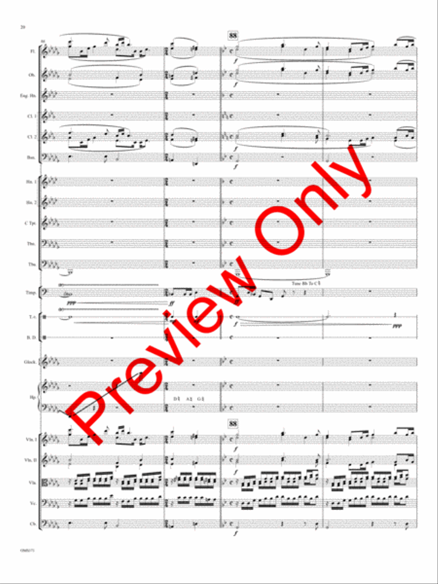 Anishinaabeg Rhapsody Orchestra scores gallery preview page 23