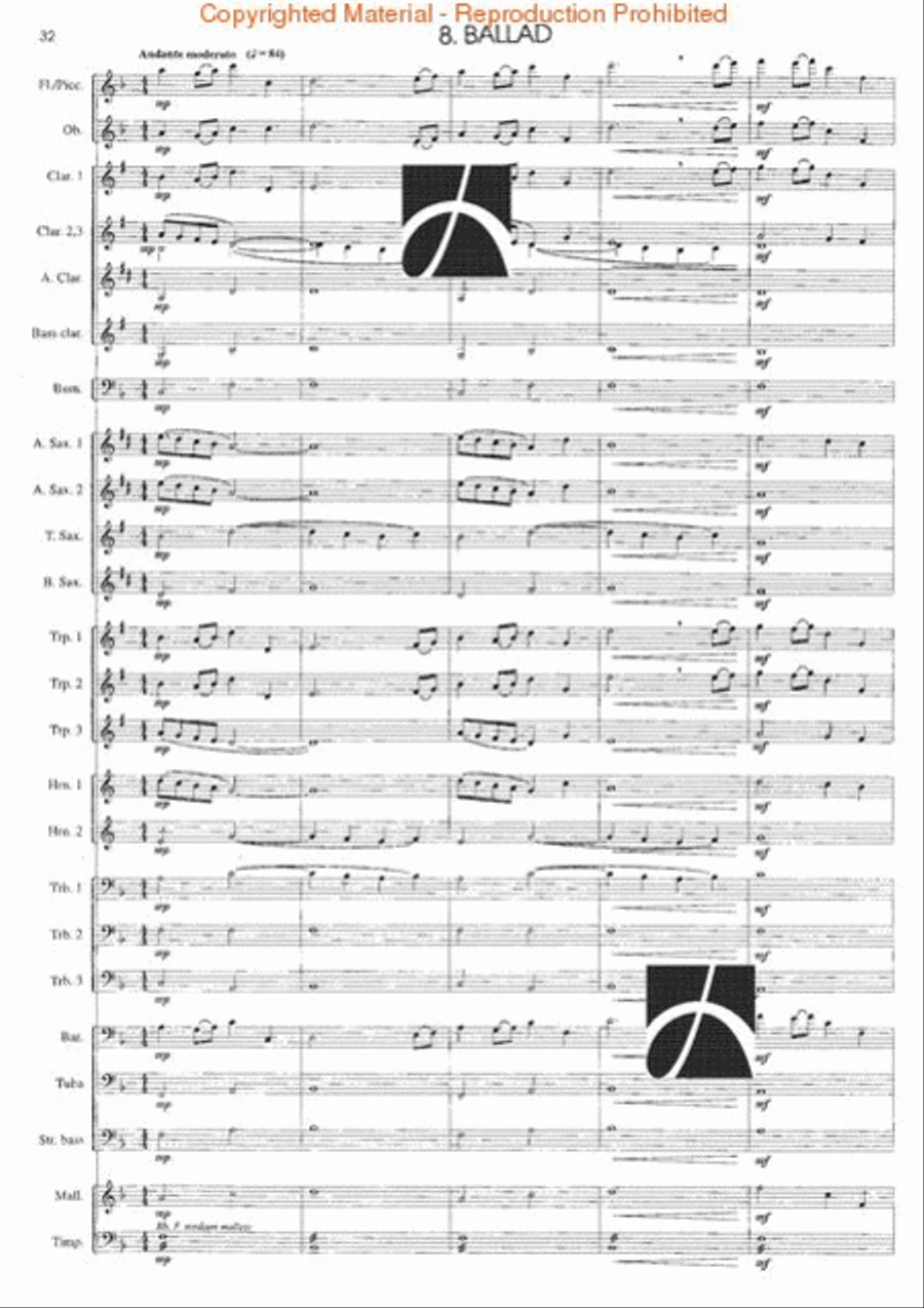 Tone Studies for Band Tone Studies for Band Concert Band scores gallery preview page 27