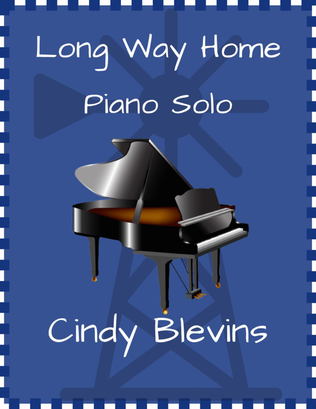 Book cover for Long Way Home, original piano solo