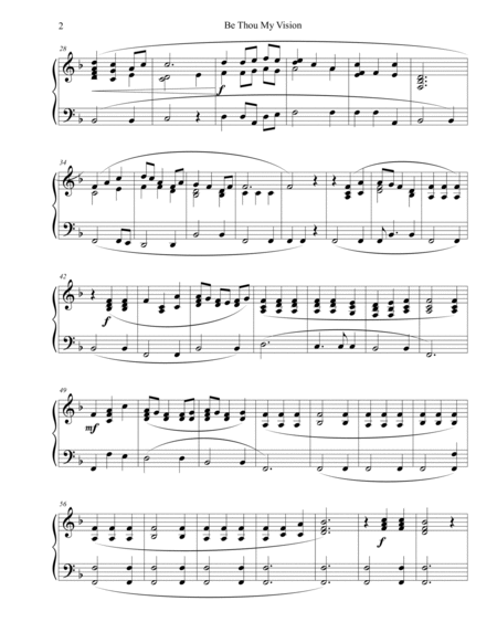 Be Thou My Vision--Arranged for Piano image number null