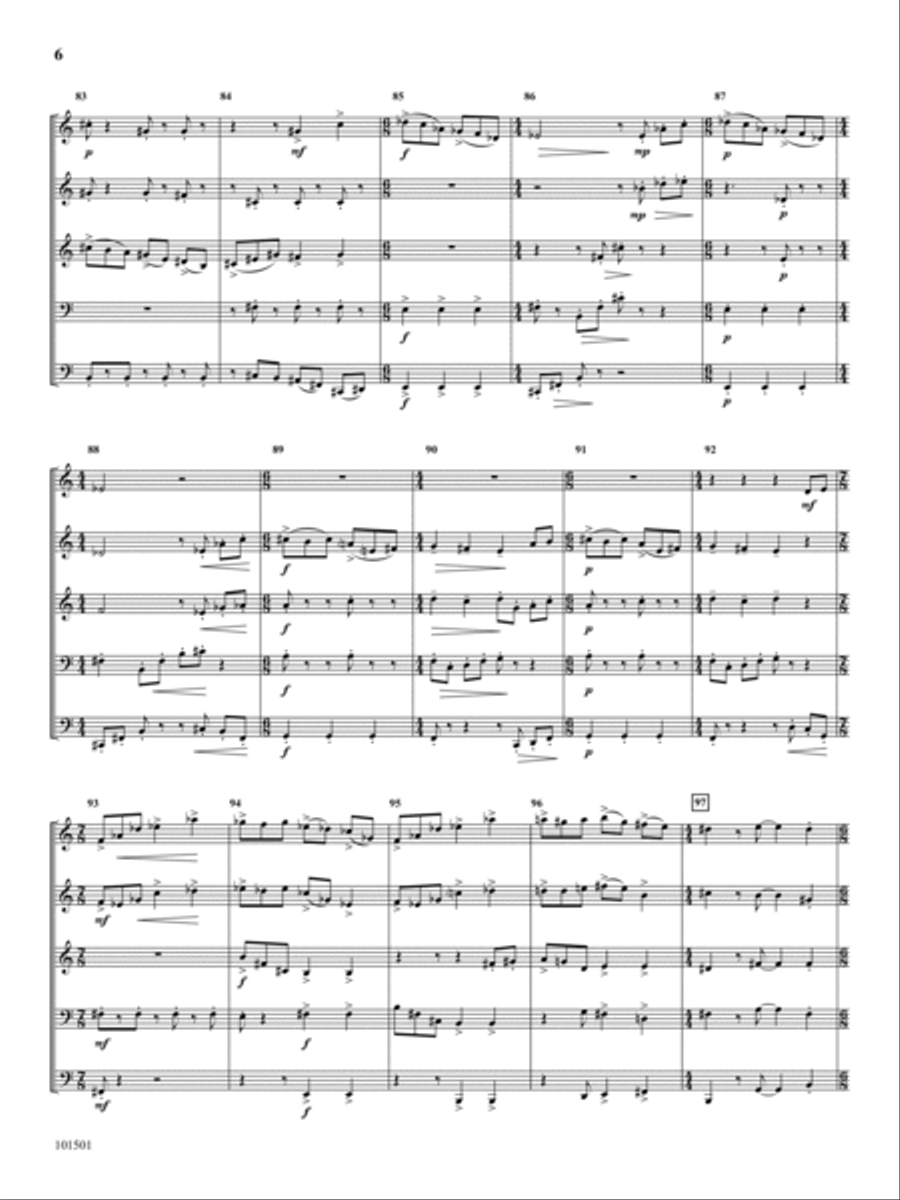 Prism Brass Ensemble scores gallery preview page 6