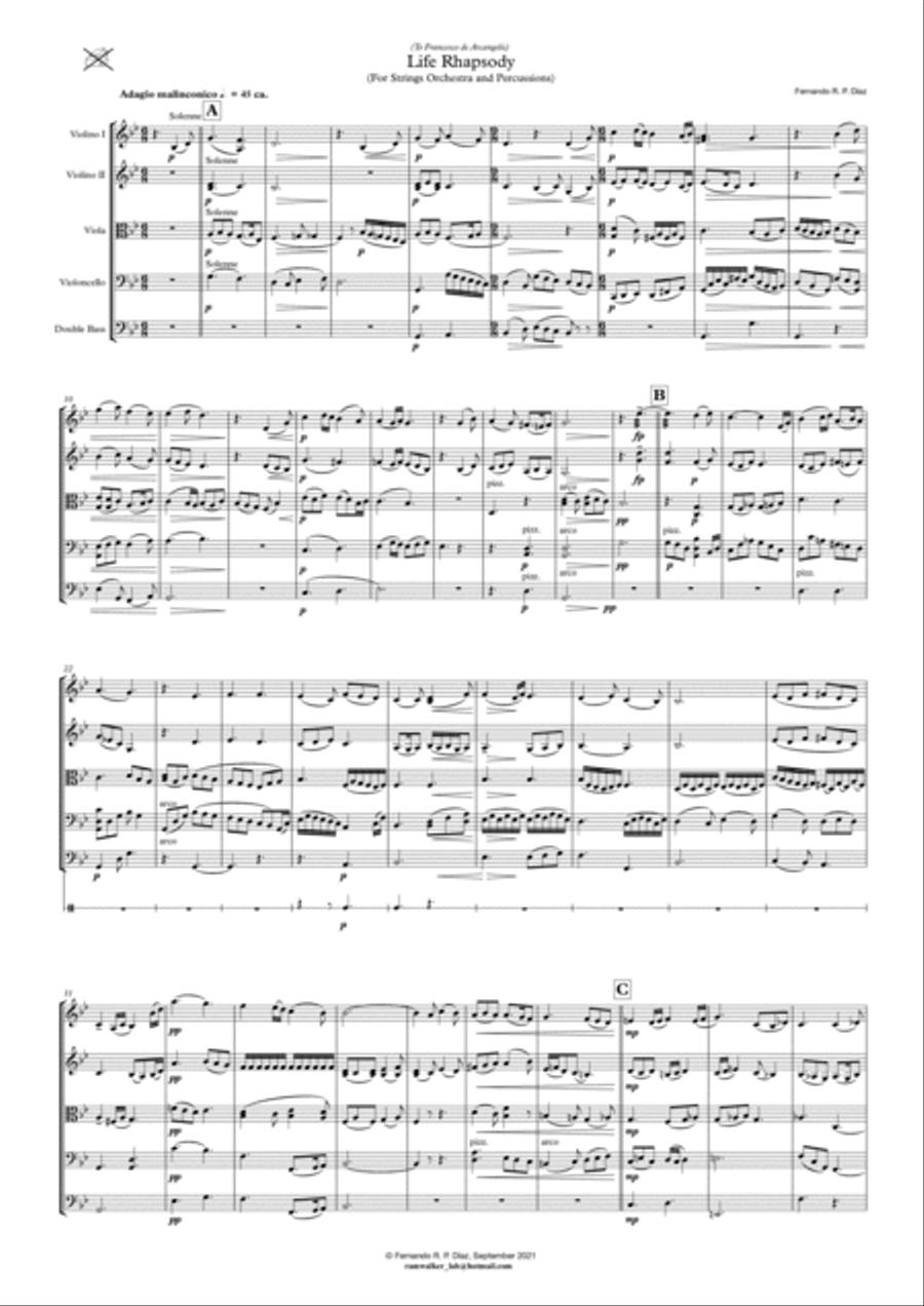 Life Rhapsody Chamber Music scores gallery preview page 5