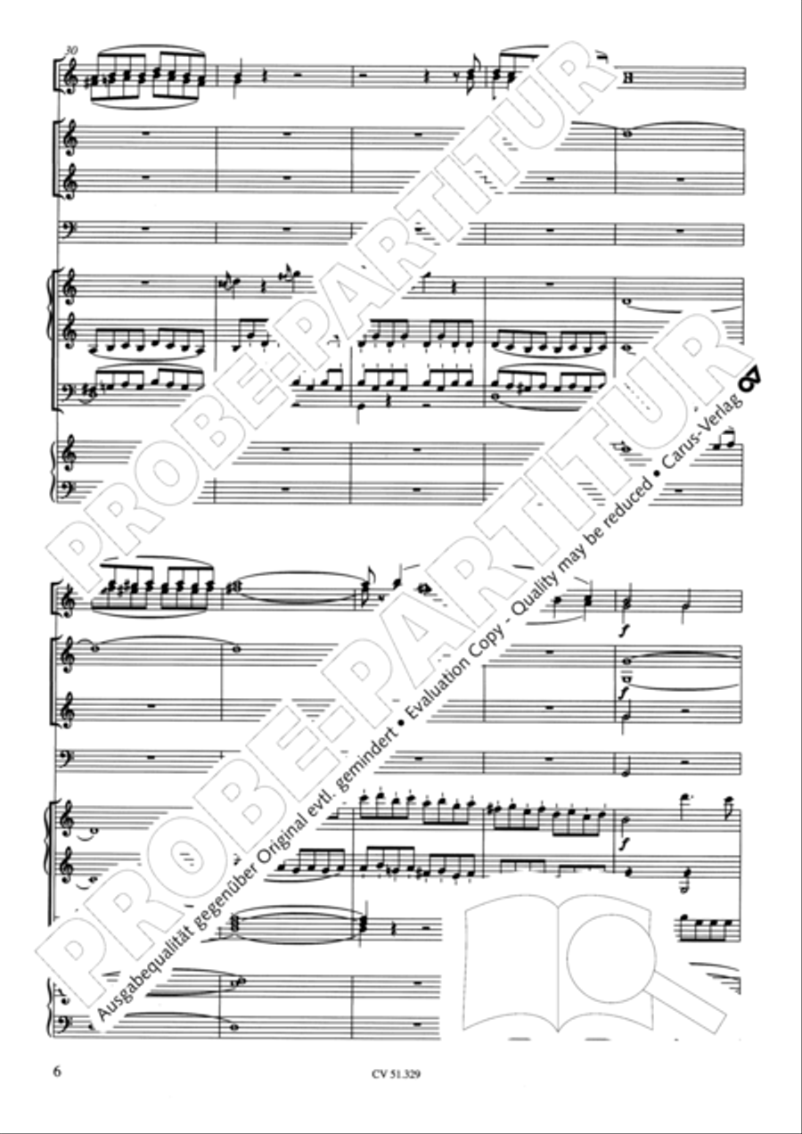 Sonata in C major Orchestra scores gallery preview page 7