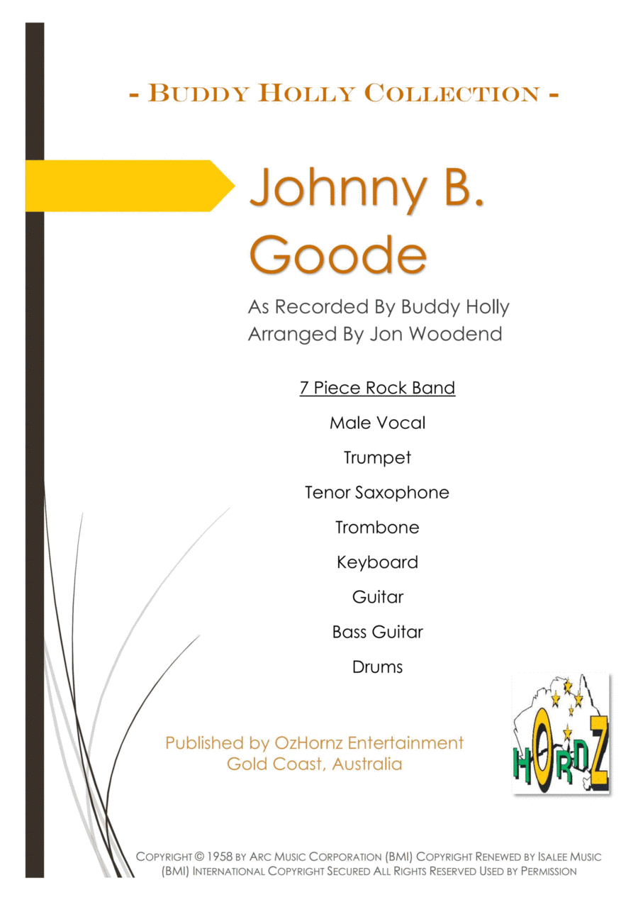 Johnny B. Goode Jazz Ensemble scores gallery preview page 1