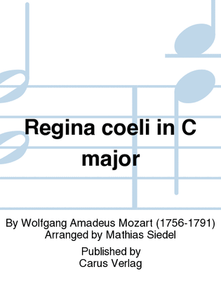 Book cover for Regina coeli in C major
