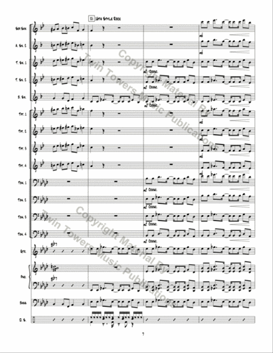 Jazz Revival Jazz Ensemble scores gallery preview page 8