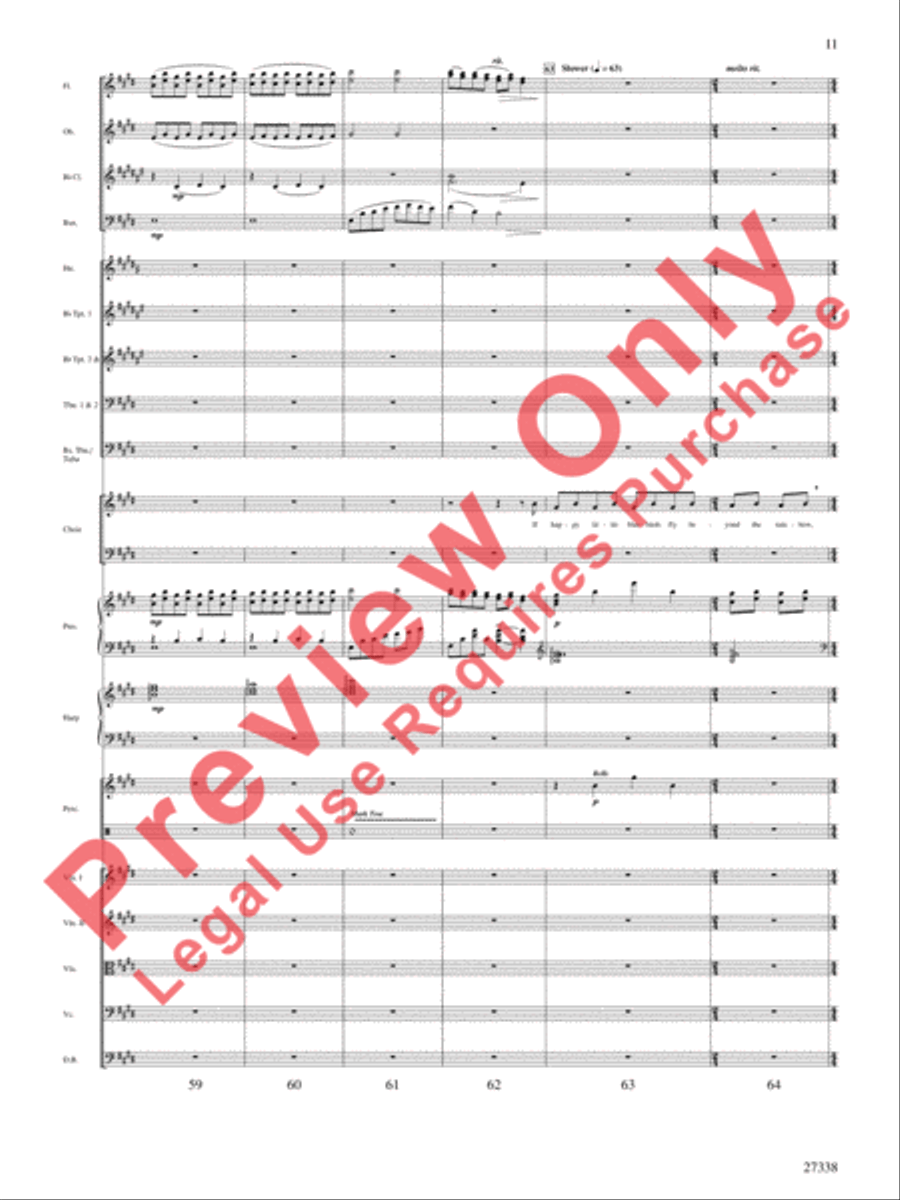 Over the Rainbow Over the Rainbow Choir scores gallery preview page 12