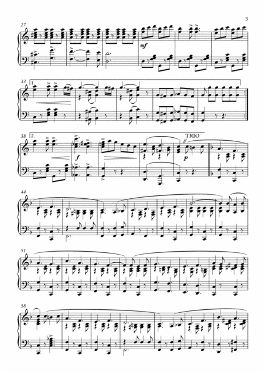 PRB Novelty Piano Series - Blaze Away! (Holzmann) Piano Solo scores gallery preview page 3